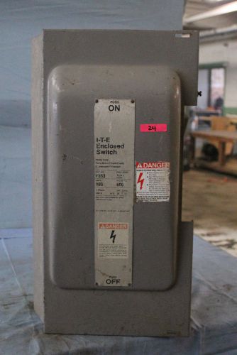 Siemens ITE enclosed disconnect safety switch 100amp 600volt #F353 WILL SHIP