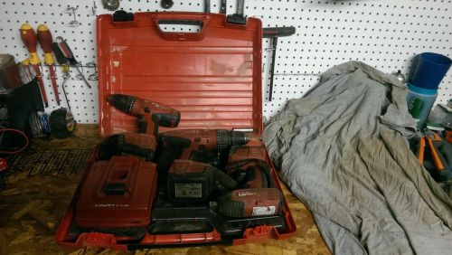 HILTI CORDLESS COMBOS, 14.4volt FAST SHIPPING