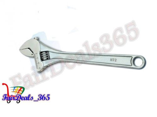 HIGH QUALITY ADJUSTABLE WRENCH SPANNERS CHROME FINISHES 18&#034; 457MM BRAND NEW