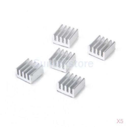 25pcs heat sink 8x8x5mm aluminum heatsink kit w.cooling stick for raspberry pi for sale