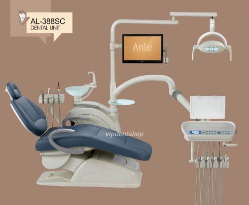 Computer Controlled Dental Unit Chair FDA CE Approved AL-388SC Soft Leather