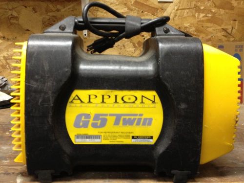 Appion G5 twin recovery machine