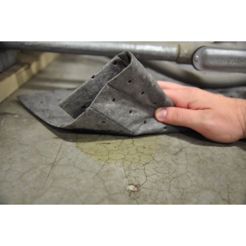 Spilfyter DB-70 Gray MRO Single Weight Absorbent Pad, 18&#034; x 16&#034; Case of 200
