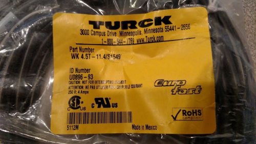 Turck Cable Assembly WK 4.5T-11.4/S1549