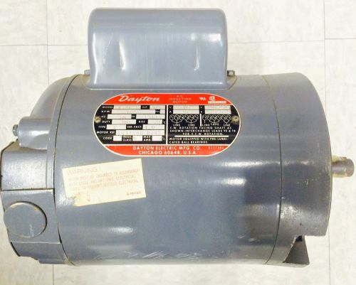 Dayton Electric Motor - 5K340R, 1/2 hp, 1725 rpm, Phase 1, Frame 56C