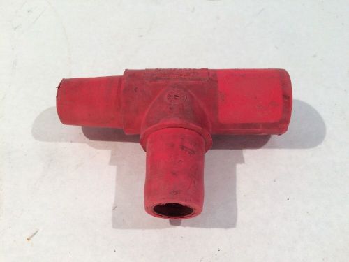 Cam Lock 3 Way Tapping Tee - Red