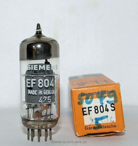 1 new &lt;&gt;  Telefunken EF804s tube  (502110)