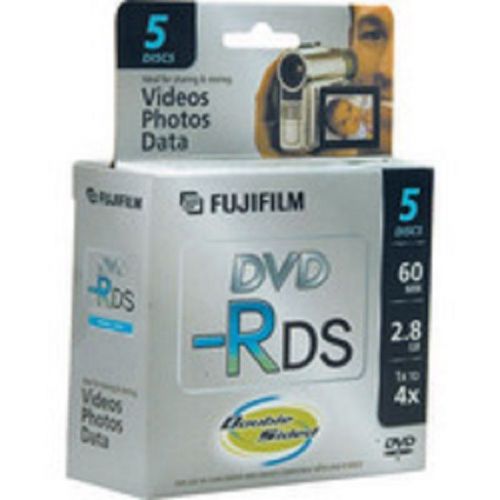 2 5pk fuji mini dvd-r ds 2.8gb,4x, in mini case camcorder discs #25302910 sale for sale