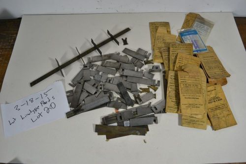 Box of linotype parts from closed printshop, letterpress printing press no reser for sale