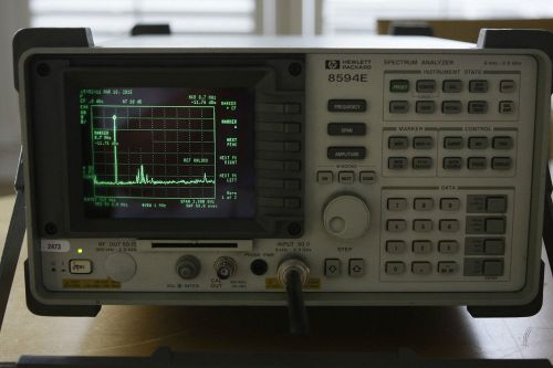 HP 8594E Portable Spectrum Analyzer 9 kHz to 2.9 GHz Option 021