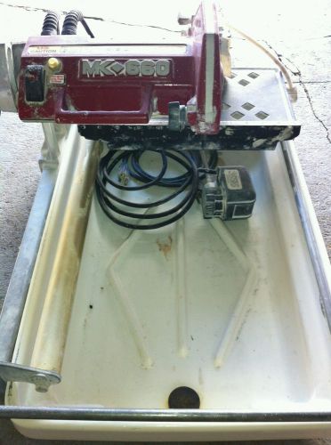 Mk 660 7&#034; wet saw for sale