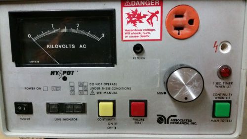 Associated Research, 4040AT AC Hypot &amp; Ground Continuity Tester