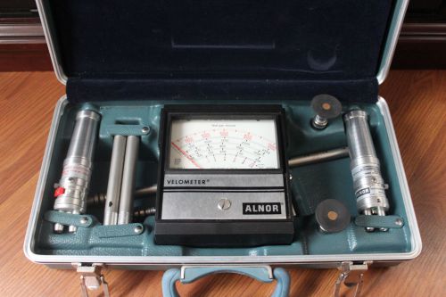 Alnor velometer series 6000-p air velocity meter p/n 6006-ap case &amp; instructions for sale