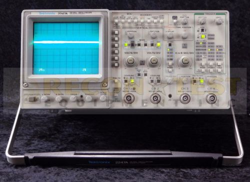 Tektronix 2447A Analog Oscilloscope; 100MHz; 4 Channel