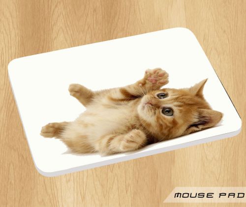 Cute Kitten On Durable Mouse Pad Mat Non Slip Pattern
