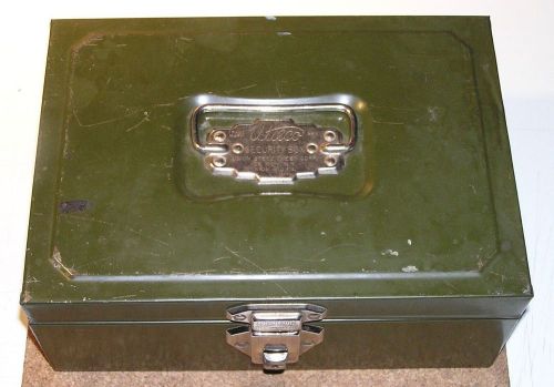 Utilco Security Box vintage Hunter Green, no key included