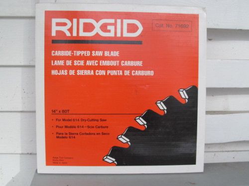 (3) RIGID 14&#034; 80T Saw Blades