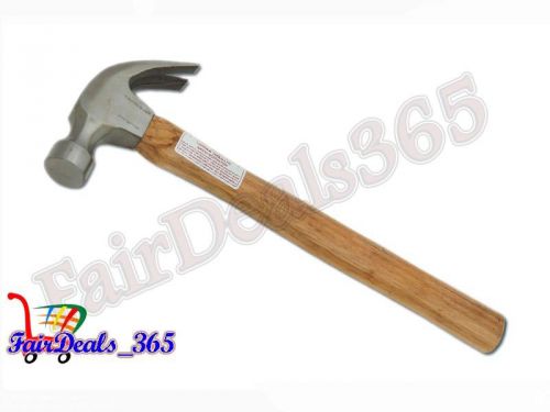 HQ 27MM DIA CLAW HAMMER WOOD HANDLE LENGTH 12.2&#034; FOR CARPENTER &amp; JEWELRY USE