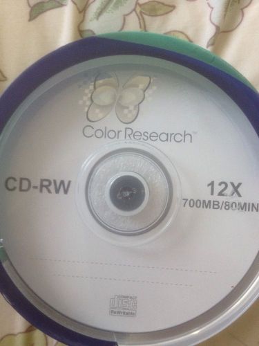 Color Research CD-RW 25-pack
