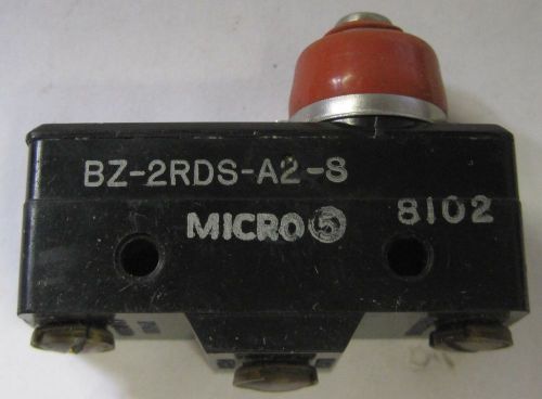 Honeywell Micro Switch Pin Plunger Actuator Limit Switch BZ-2RDS-A2-S