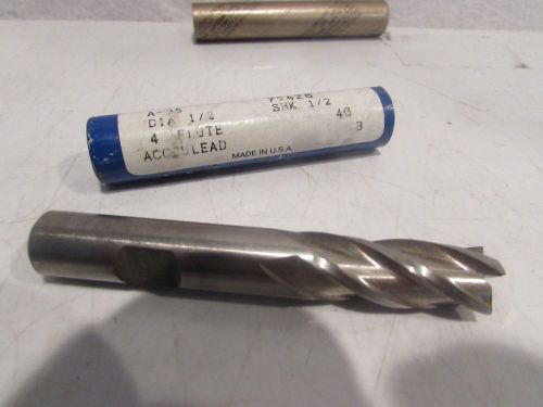1/2&#034; SINGLE END SPIRAL 4 FLT END MILL---FASTCUT TOOL