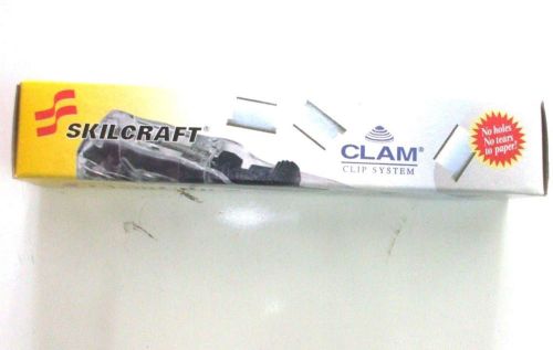 7510013926965 clam clip dispenser, large, stnles stl clip, holds 60pg, black for sale