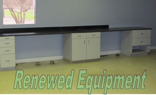 Case works lab cabinets &amp; counter for sale