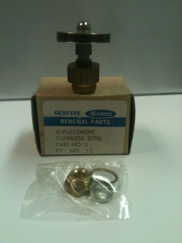 SARCO REPLACEMENT SS PART #3 KIT NO 12 1/2 H ELEMENT SET FOR THERMO STEAM TRAPS