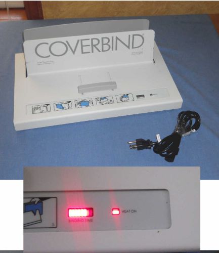 Coverbind 5000 Used Thermal Book Binder Machine *Tested Gets Hot*