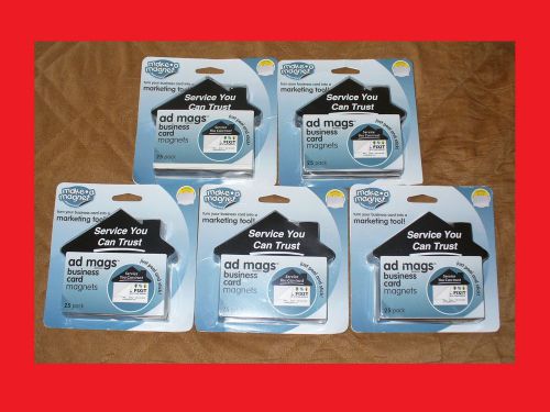 125 Service You Can Trust MAGNA CARD BUSINESS MAGNET AD MAGS 5 X 25 NEW