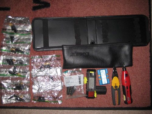 Mixed Lot Of Cabling Hand Tools / Shure Bag / Tool Case / Neutrik Misc