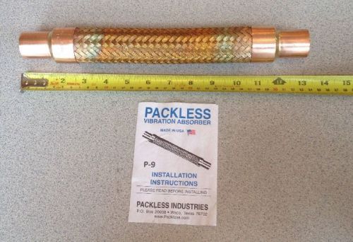 P9 Packless Vibration Absorber 1-1/4&#034; OD, NEW - FREE SHIPPING