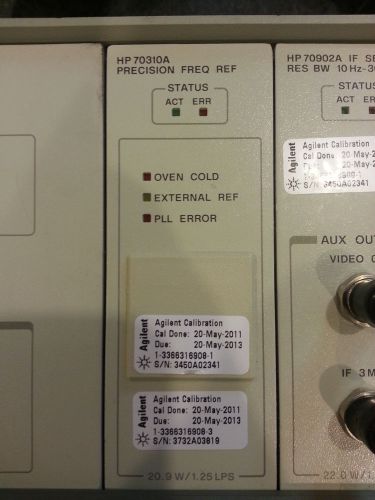 Hp agilent 70310a precision frequency reference tested used for sale