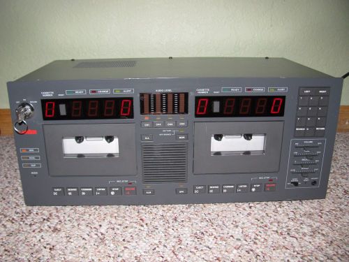 Lanier lcr-5 courtroom 4 channel - 6 hr - dictation cassette recorder with key for sale