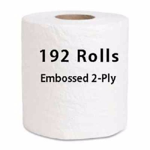 Bulk Toilet Paper Wholesale 2 ply Bathroom Tissue Quality 192 Rolls Discount Lot