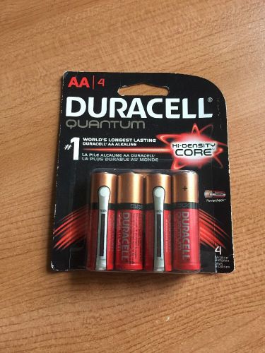 Quantum Duracell, AA, 4/Pk W/, Fast Free Same Day Shipping!