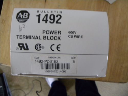 Allen Bradley 1492-PD3163 Power Distribution Block 600V