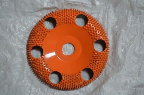 Saburr-tooth 4” donut wheels round face w/holes dw4125h 5/8 bore ex-coarse for sale