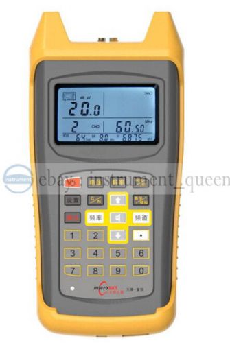 MS9800 Portable Mini Dual Channel Handle Signal Level Strength Meter 48~865MHz