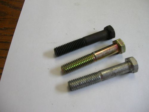 Hex head cap screw bolt 3/8-16 x 2-1/4&#034;  package of 3 for sale