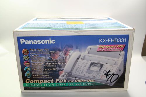 Brand New in Box PANASONIC KX-FHD331 Paper Fax, Printer, Phone Caller ID