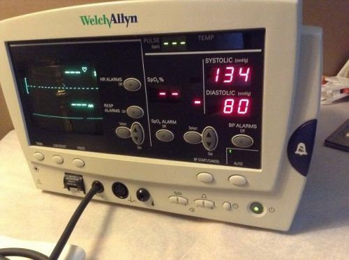 WELCH ALLYN PROPAQ PROTOCOL PATIENT MONITOR SERIES 62000 STRONG BATTERY VERY GOO