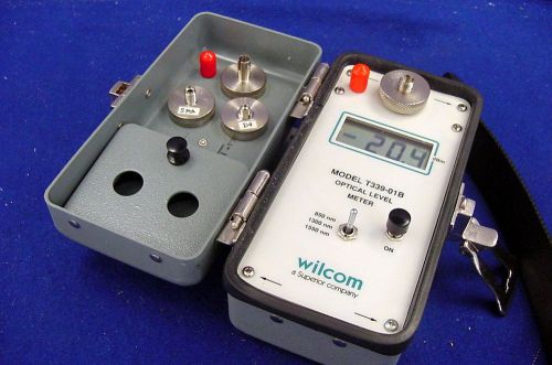 WORKING WILCOM OPTICAL LEVEL METER T339-01B FOR MEASURING LED&#039;S, LASER DIODES