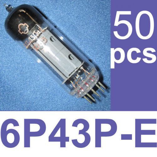 6P43P-E / EL86 / EL84 / 6BQ5 Power Tubes NOS &amp; BOX Reflector 1980s Lot of 50