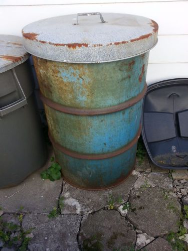 55 Gallon Drum Steel with City of Chicago Cover