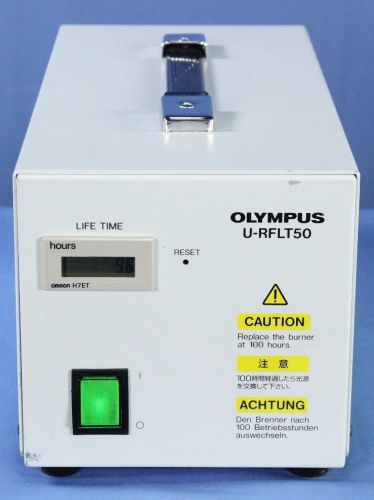 Olympus U-RFLT50 Power Supply Light Source with only 9 hours &amp; Warranty