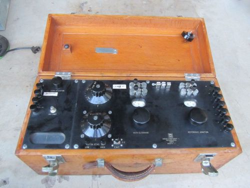 Vintage Leeds &amp; Northrup Co. Potentiometer Test Equipment Voltage Galvanometer