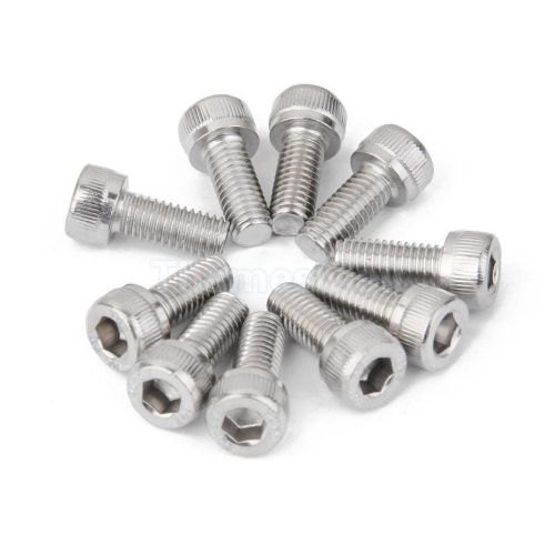 10pcs stainless steel screws hexagon cap head socket allen key bolt pick tool for sale