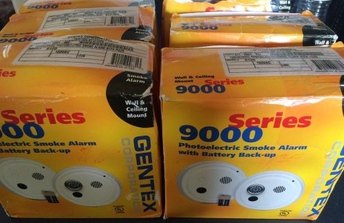 6 Gentex Series 9000 (# 9120 ) Piezo Smoke Alarm