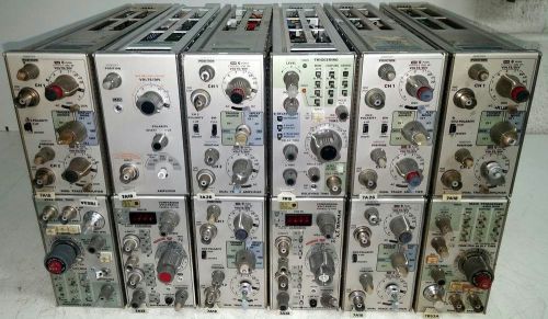 12 TEKTRONIX 7000 SERIES PLUG-INS 7B53A 7B15 7A13 7A18 7A19 7A26